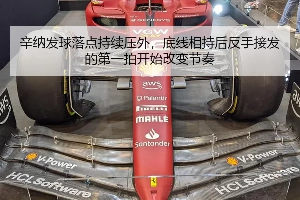 辛纳发球落点持续压外，底线相持后反手接发的第一拍开始改变节奏